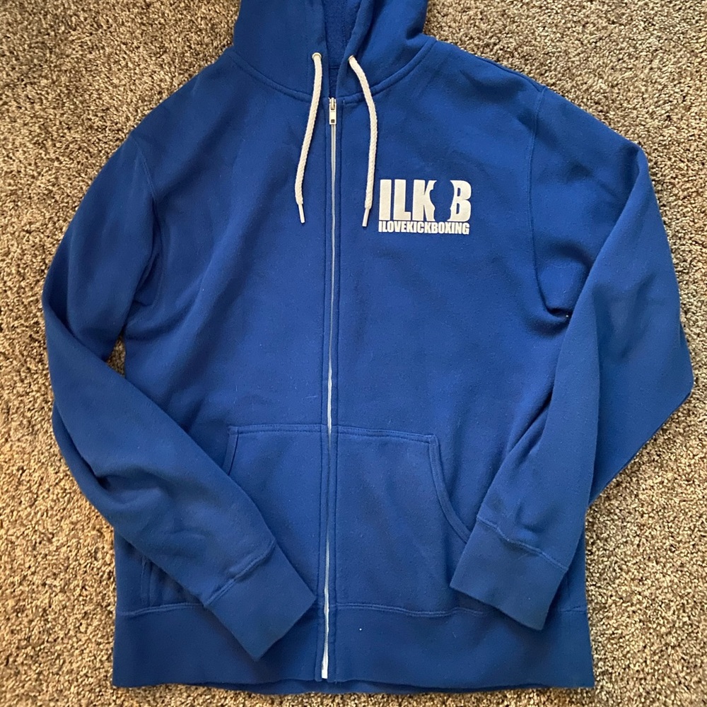 Ilovekickboxing zip up